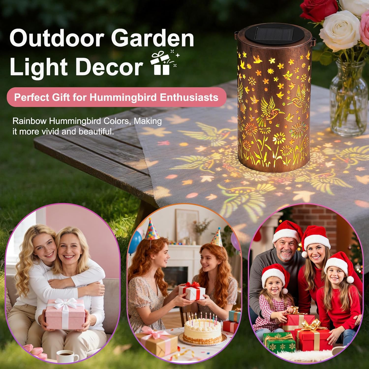 Thumbnail 1 de Colorful Solar Lanterns Outdoor Waterproof Light by ZKLiLi
