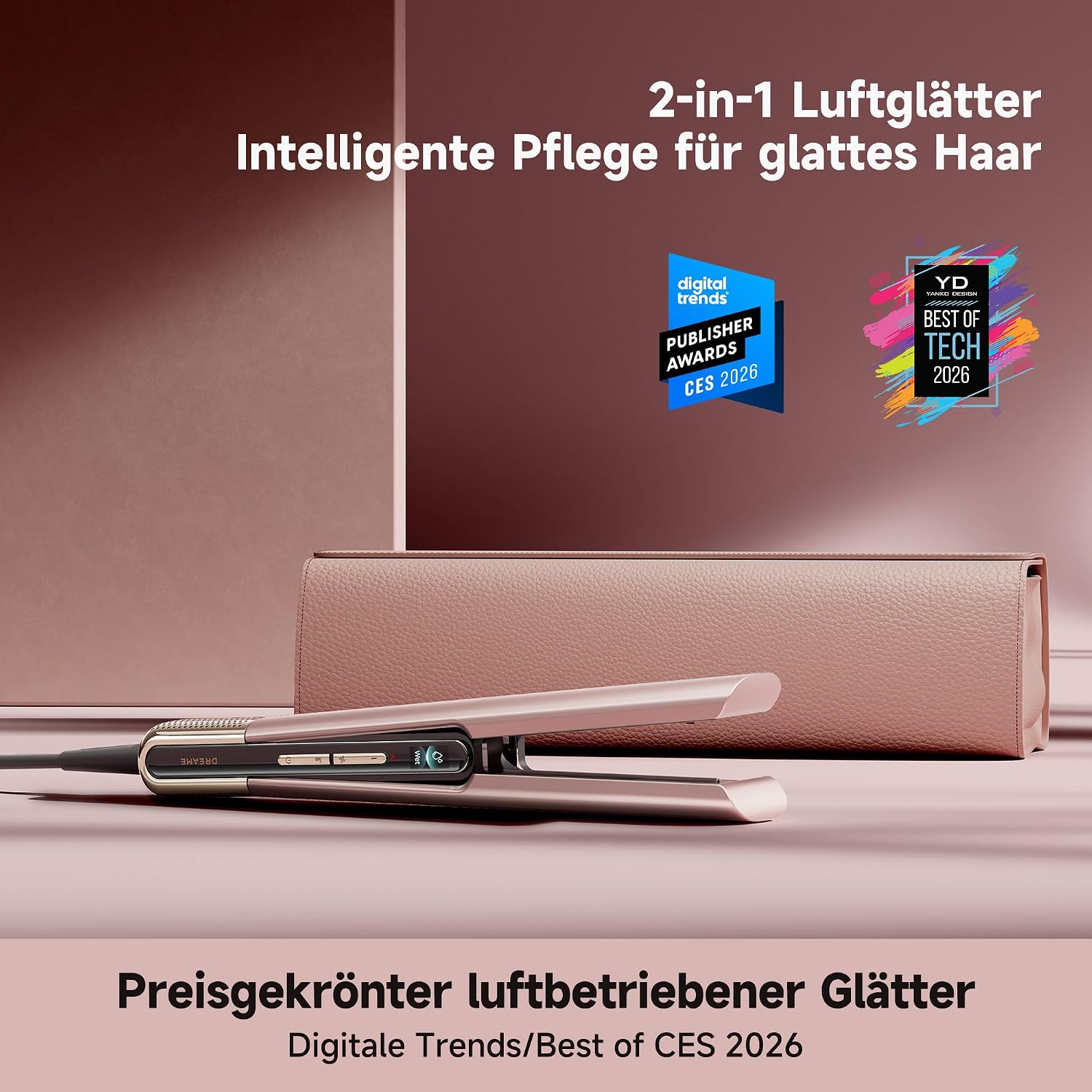 Detalle de DREAME Aero Straight Pro 2-in-1 Luftglätter – KI Styling, Dualer Luftstrom, 120.000 U/min