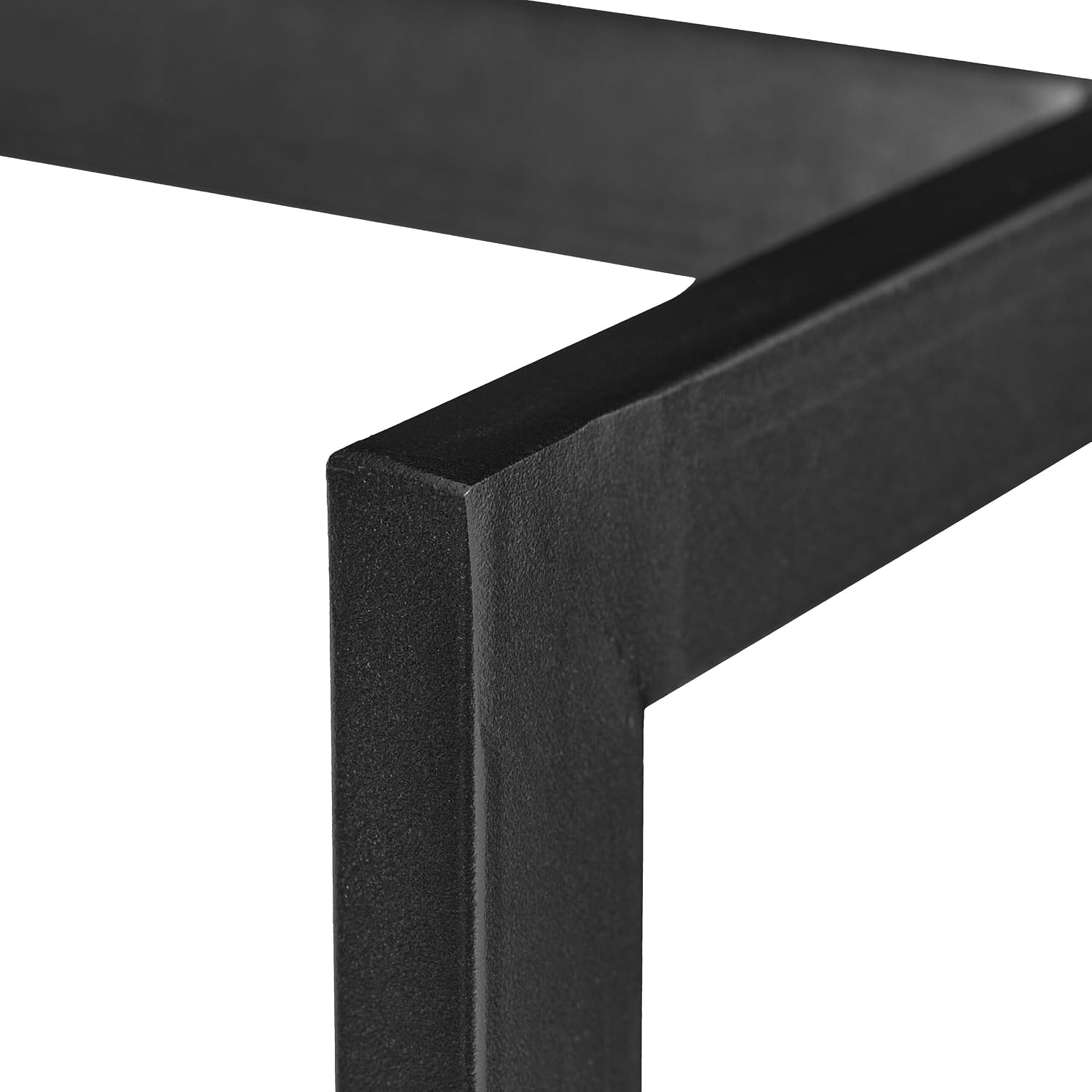 Detalle 2 de Relaxdays vedhylla i stål, svart, 95 × 37 × 30 cm, maxbelastning 60 kg