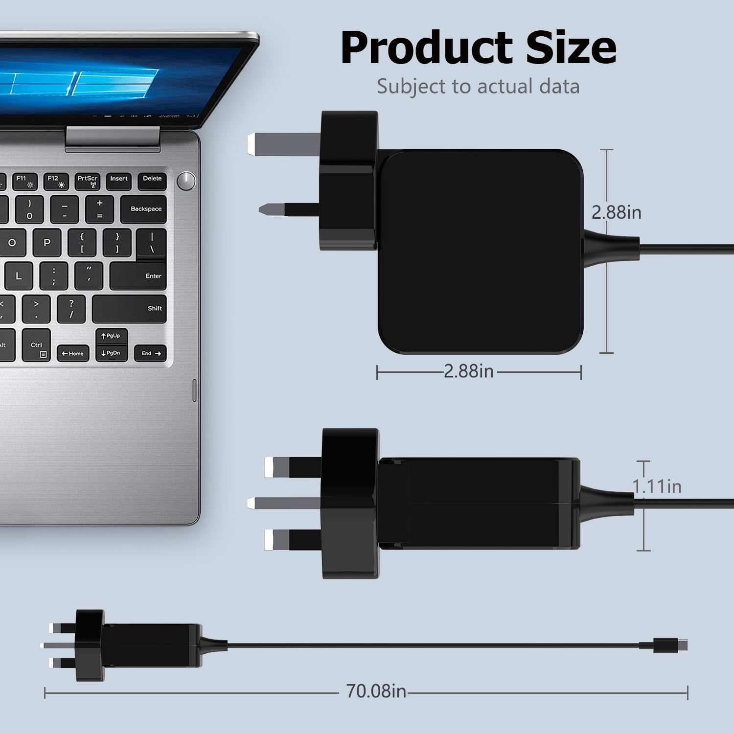 Thumbnail 6 de 65W USB C Laptop Charger 65W