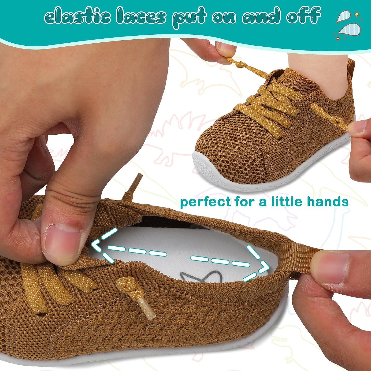 Thumbnail 1 de JOINFREE Toddler Barefoot Trainers (Wide Fit) – breathable slip-on shoes for walking & play