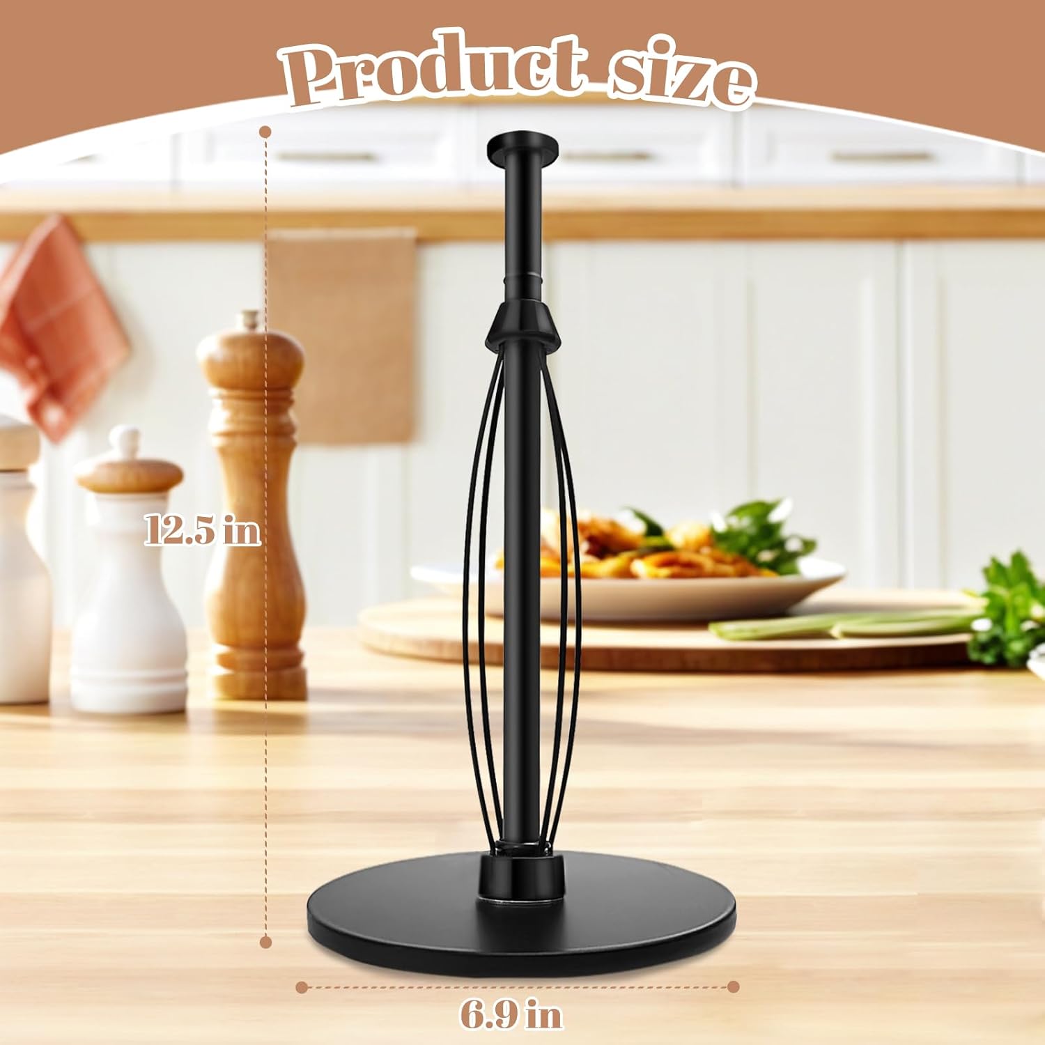 Thumbnail 5 de Uniqcovosa Paper Towel Holder — One-Handed Stand 🧻