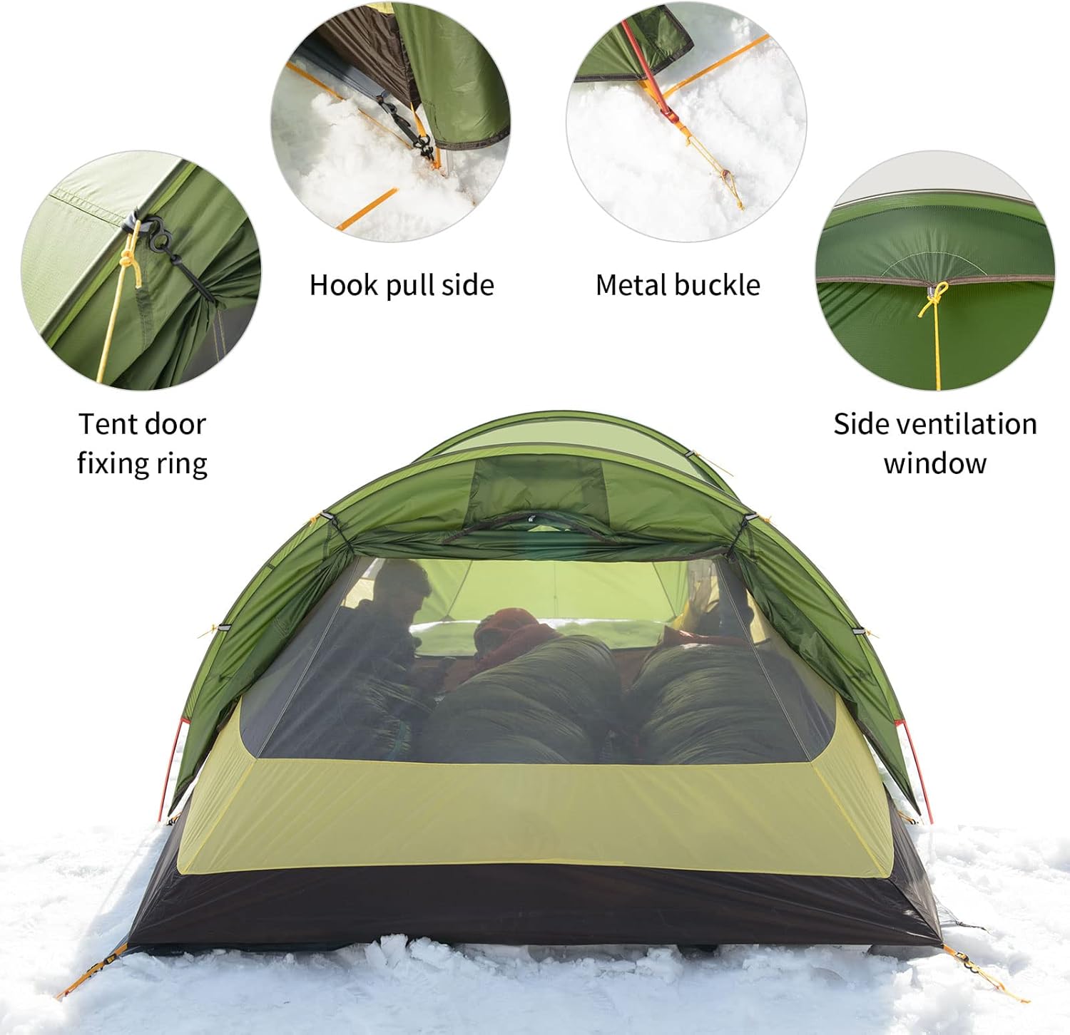 Thumbnail 3 de Naturehike Opalus: Tenda da Viaggio Spaziosa e Leggera per 2–3 Persone