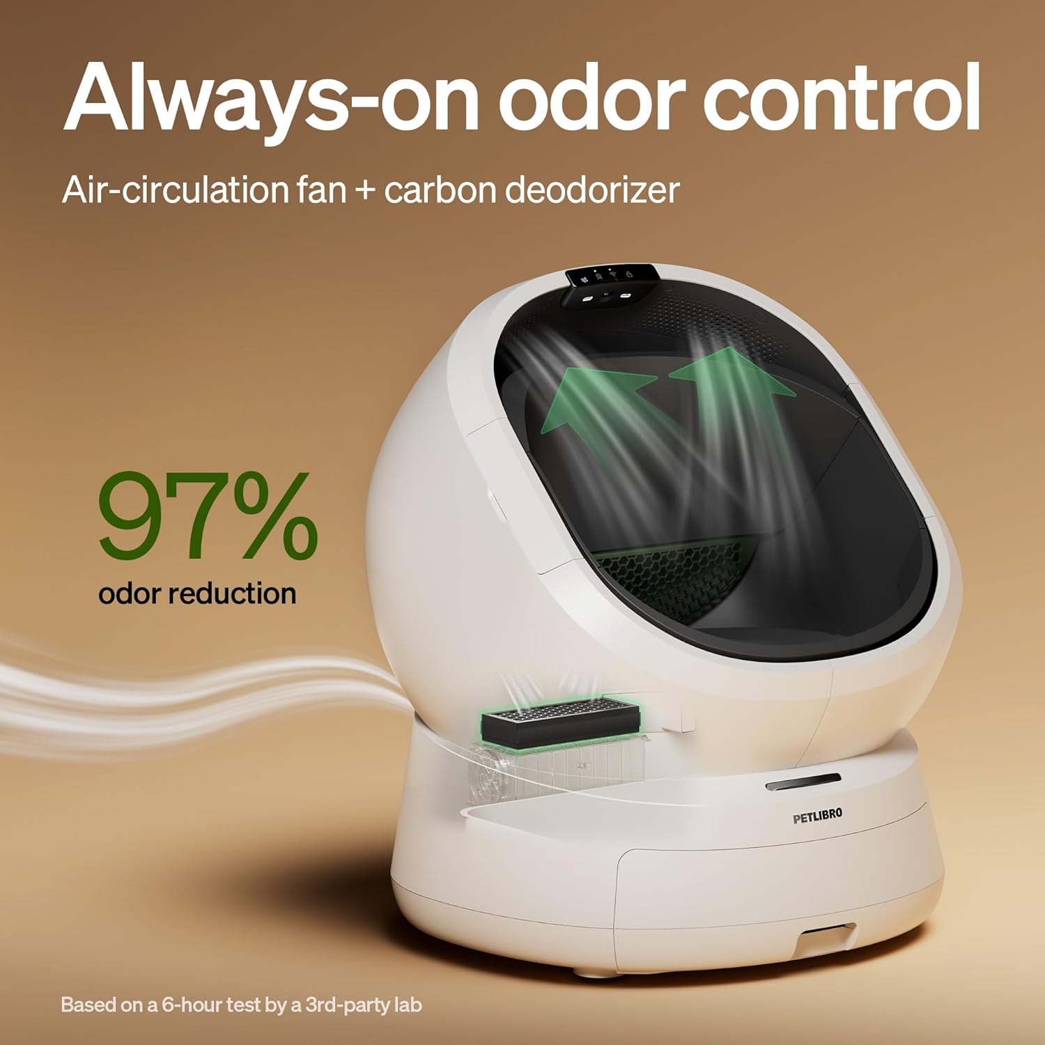 Thumbnail 1 de PETLIBRO Luma Automatic Self-Cleaning Cat Litter Tray with 24/7 Odour Control and AI Features