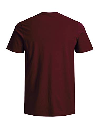 Detalle 1 de T‑Shirt JACK & JONES avec Logo Jjecorp pour Homme – Rouge, XXXL