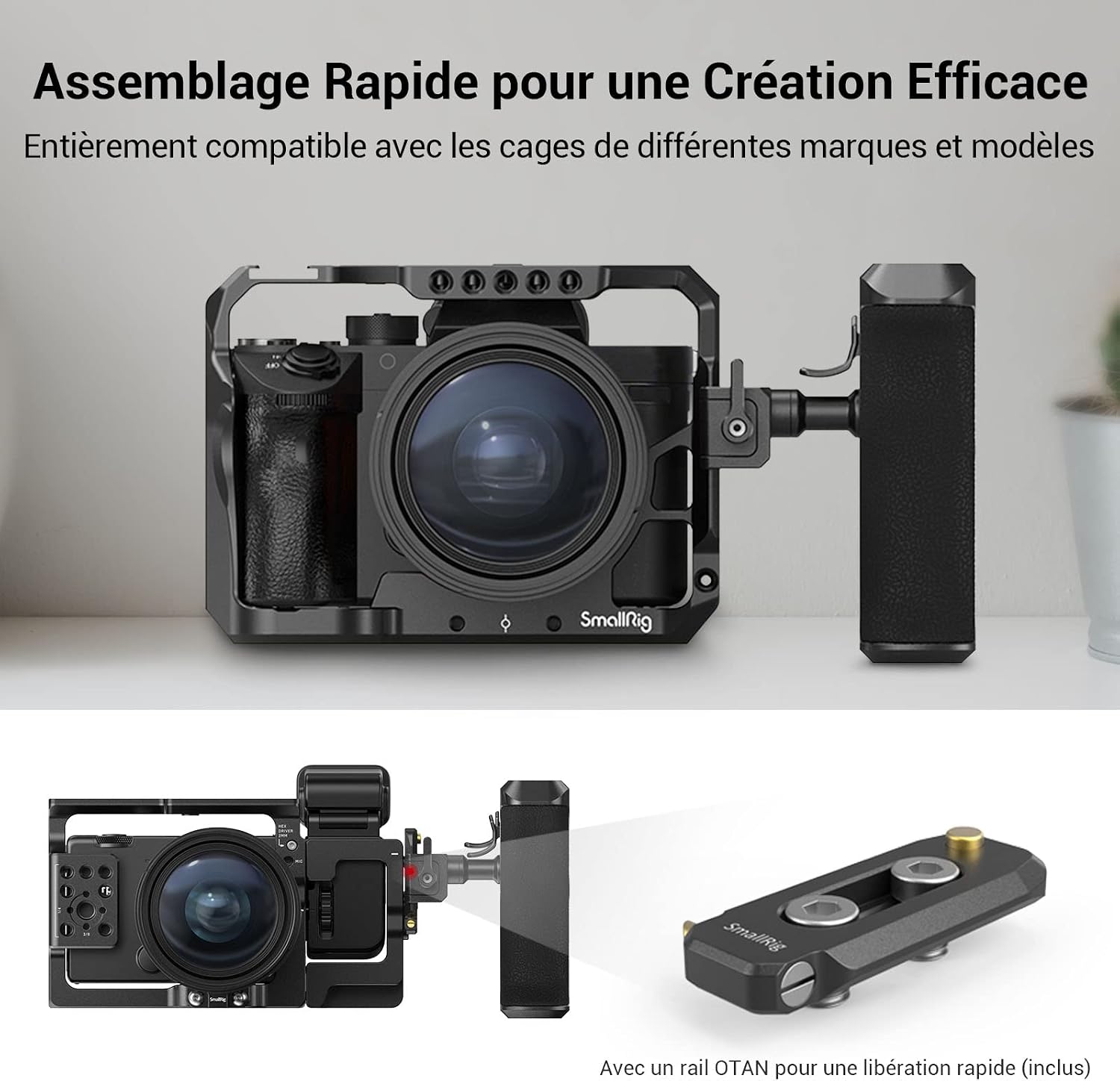 Thumbnail 3 de SMALLRIG 3260 Poignée Rotative NATO 5 kg