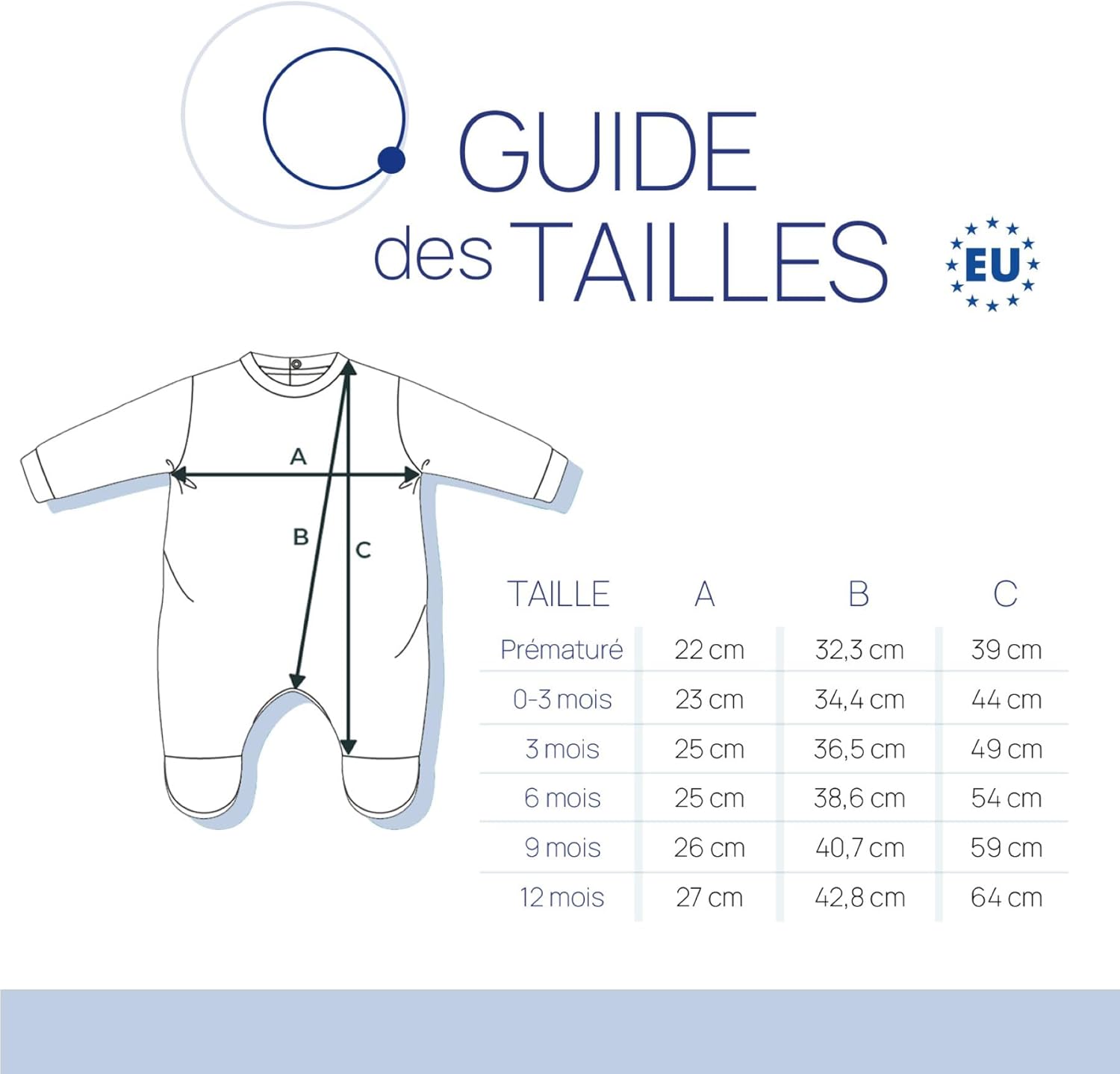 Detalle 2 de Chicco Grenouillères bébé en coton 0-24 mois
