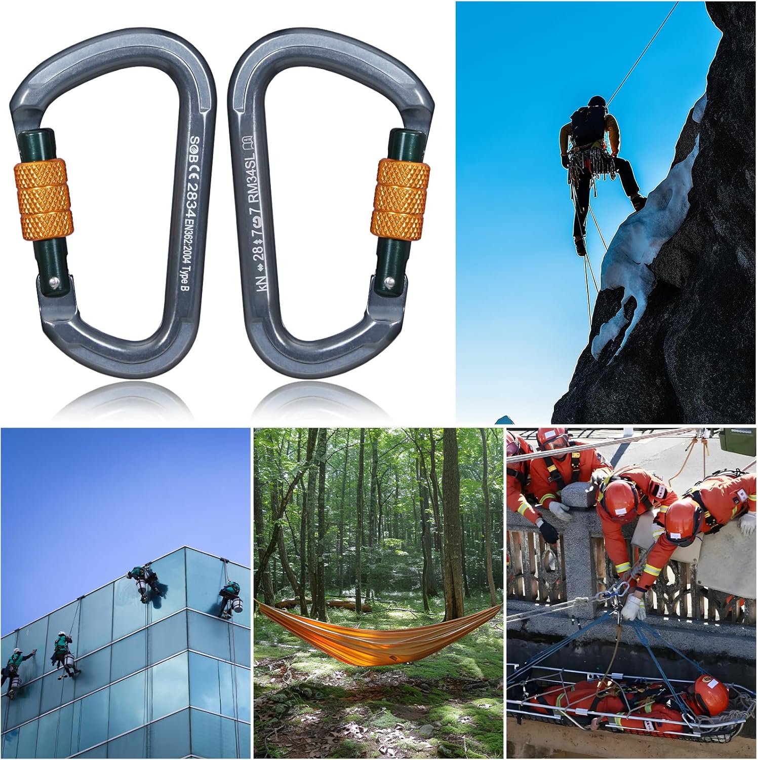 Thumbnail 6 de Moschettone da Arrampicata 28 kN