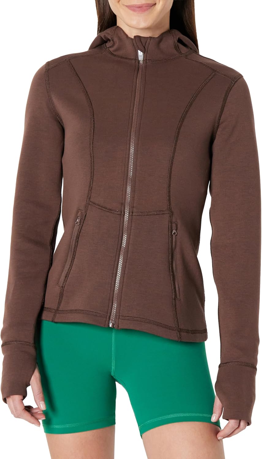 Thumbnail 5 de Amazon Essentials Women’s Fitted Active Sweat Zip Jacket with Hood
