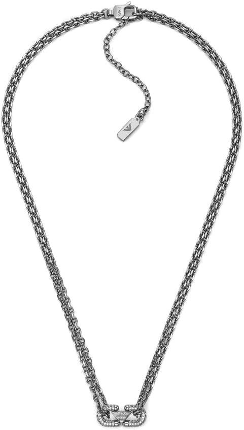 Thumbnail 5 de Emporio Armani Herren-Kettenhalsband aus Edelstahl mit Karabinerverschluss (bicolor)