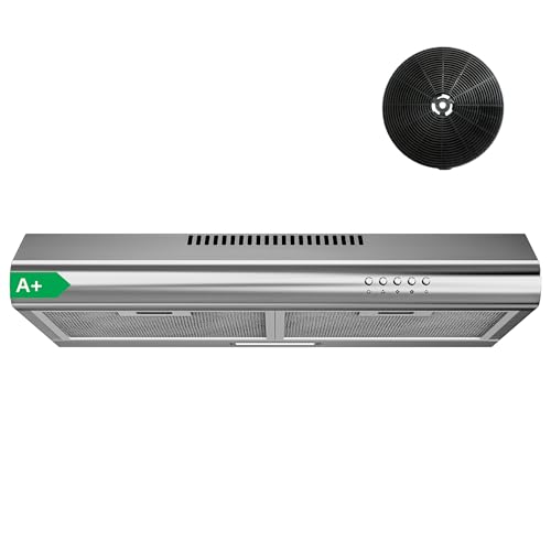Detalle de FIREGAS A+ Hotte Aspirante 60 cm Sans Évacuation – Argent, moteur brushless
