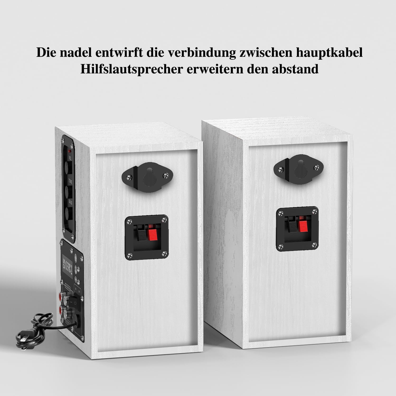 Detalle 2 de Elimavi Aktive Regallautsprecher 60 Watt đ