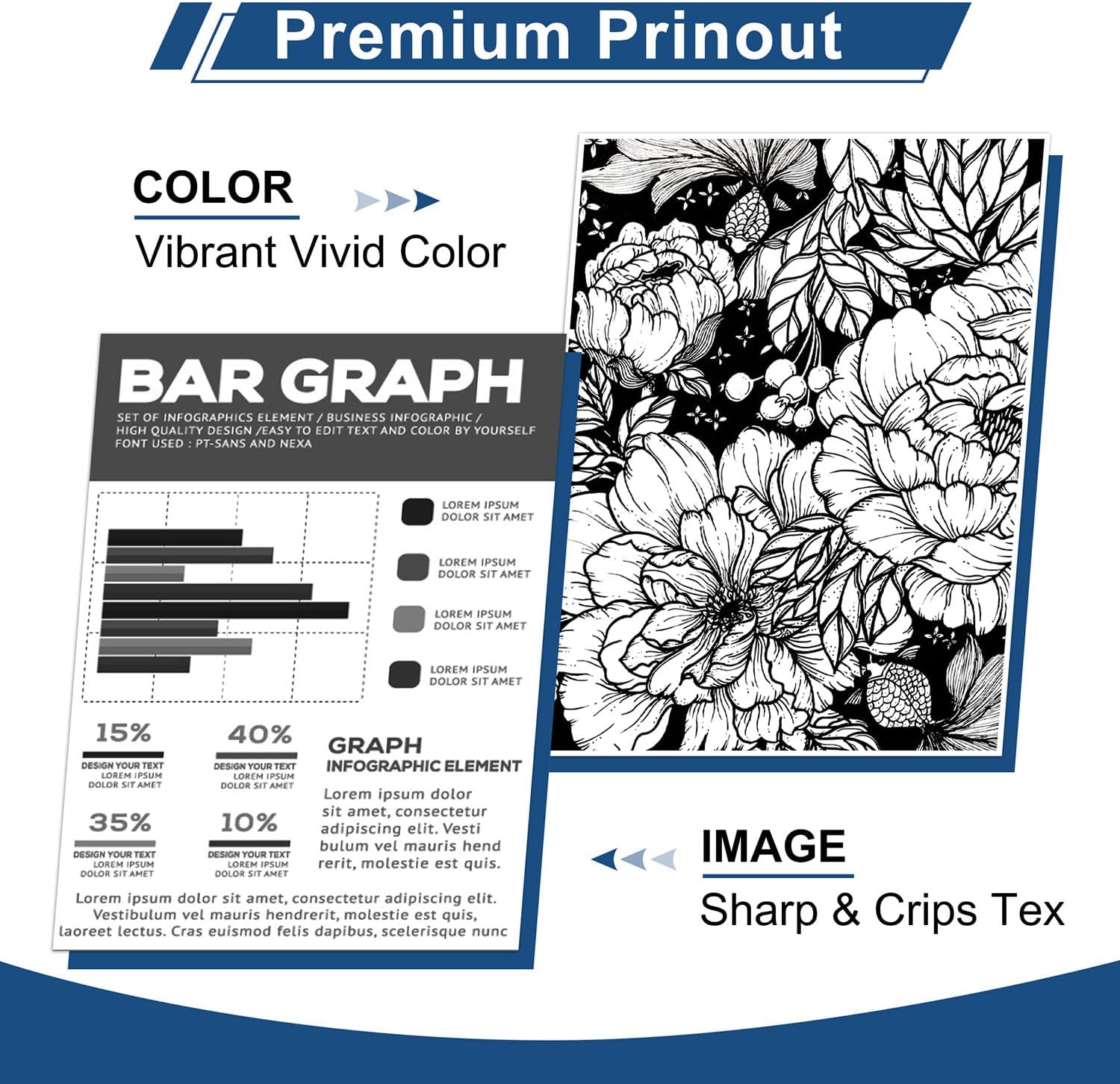 Thumbnail 2 de M4U SM4Y Cartouches de Toner Noir 220A avec Puce – Lot de 2 compatibles Color Laser Jet Pro 4302/4202