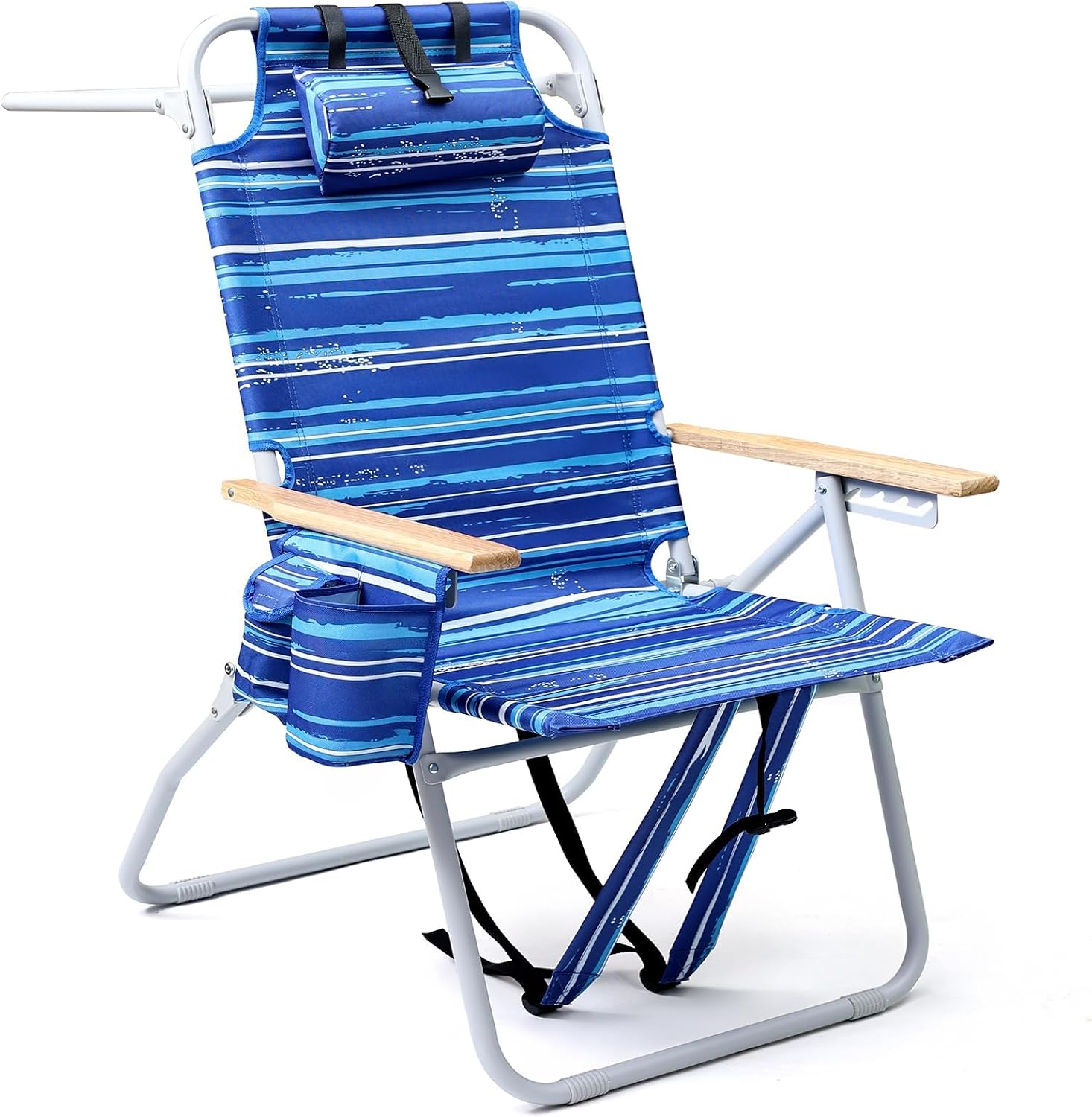 Detalle de Yestomo High Beach Chair 17" Seat Height