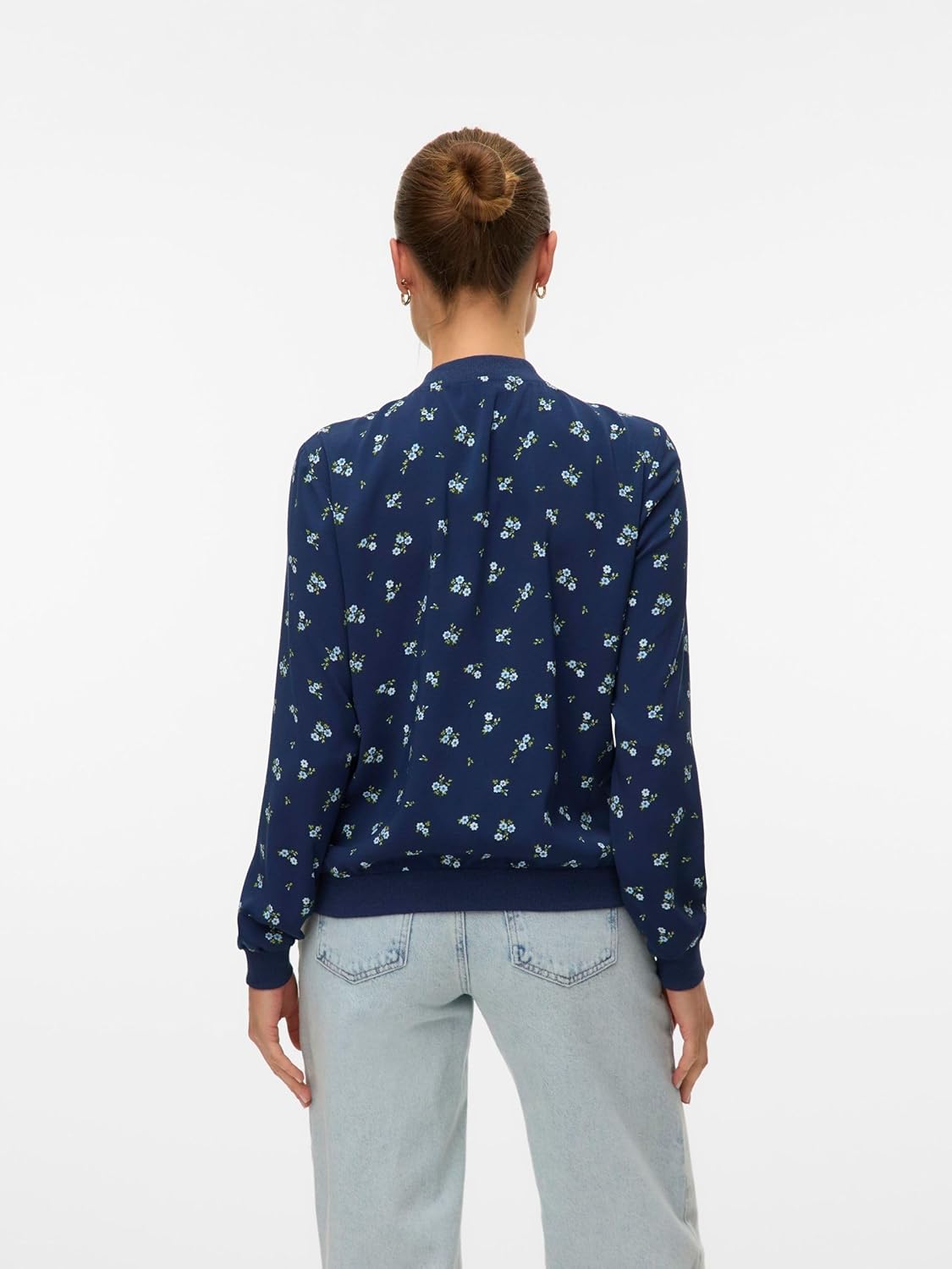 Thumbnail 3 de VERO MODA Damen Mantel VMCOCO leichte Jacke mit hohem Stehkragen (Regular Fit)