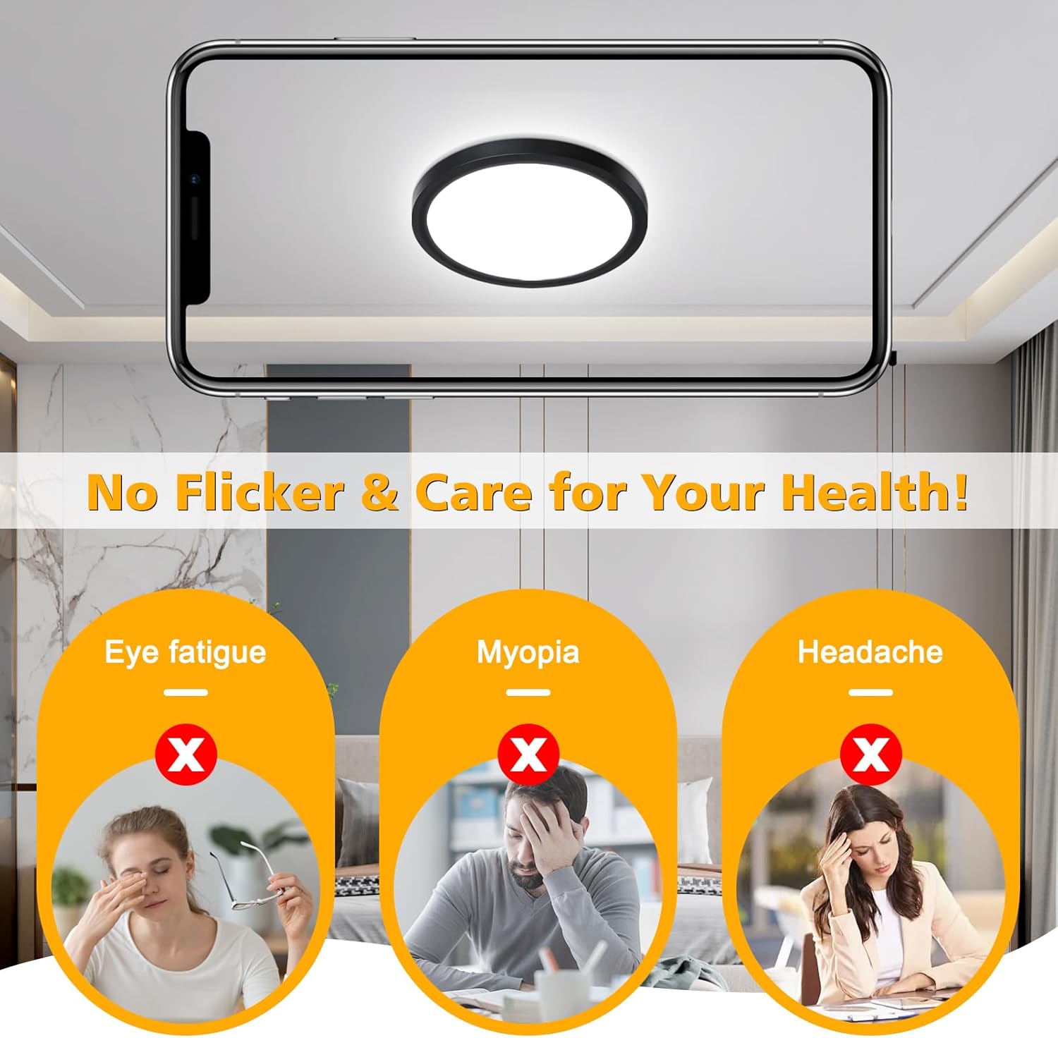 Thumbnail 2 de Befurglor 18W LED ceiling light 2000lm