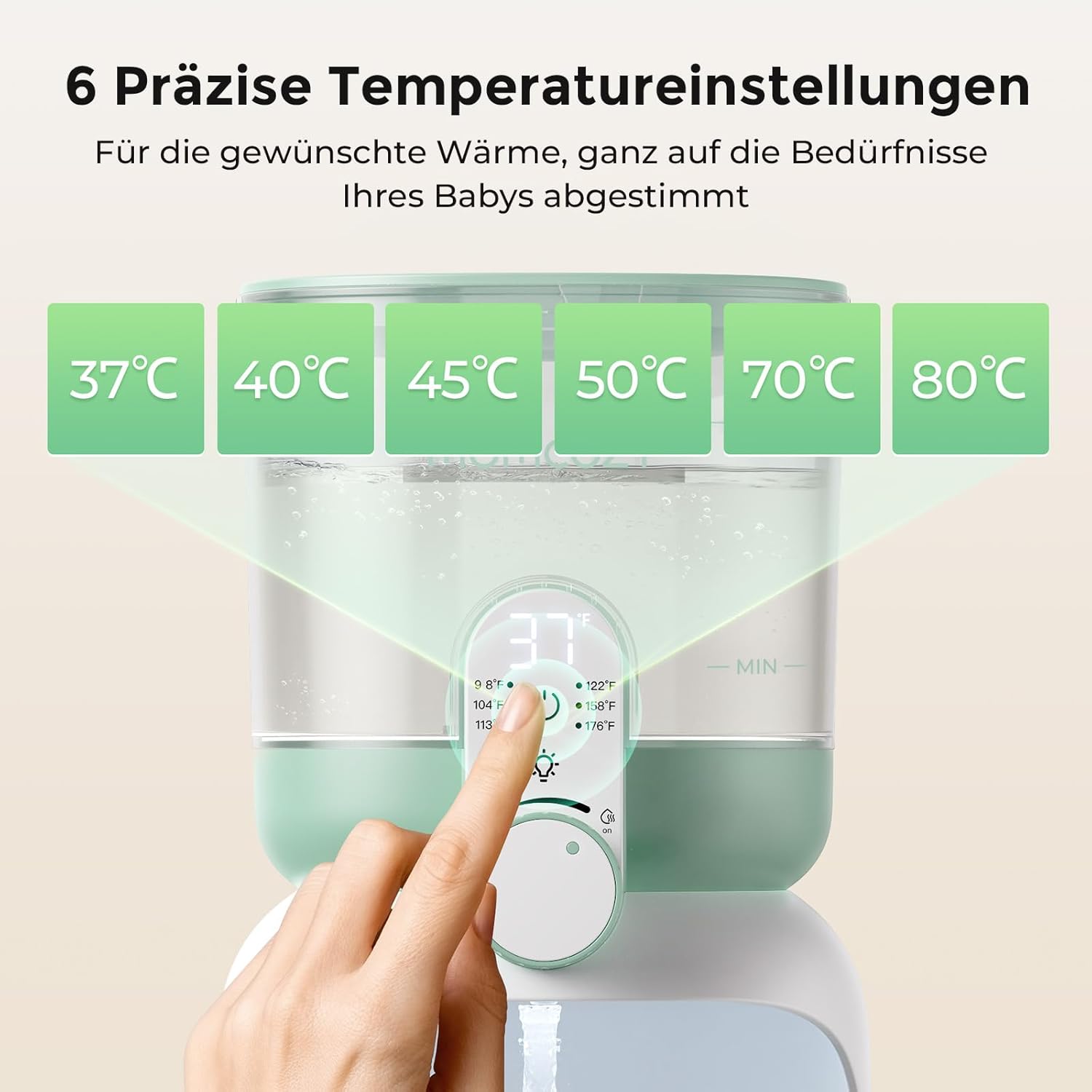 Thumbnail 4 de Momcozy Flaschenzubereiter Baby 1,69 Liter