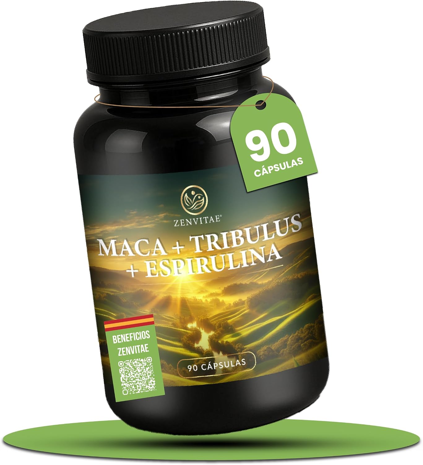 Detalle de ZENVITAE ENERGÍA 90 cápsulas veganas