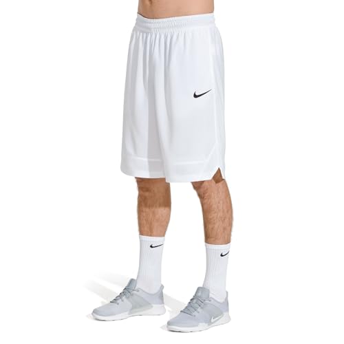 Detalle de Nike Everyday Cushioned Training Crew Socks (6 Pairs) – White/Black, Large