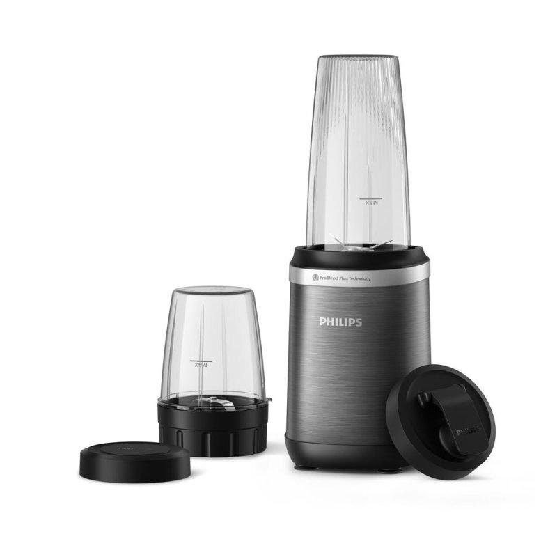 Detalle de Batidora de Vaso Philips Serie 5000 HR2766/00 — 1000 W, jarras de 0,7 L (Negro/Acero Inoxidable)