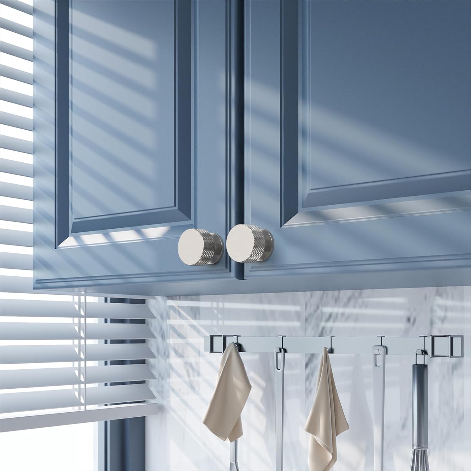Thumbnail 3 de Amerdeco 1.2in Brushed Nickel Cabinet Knobs
