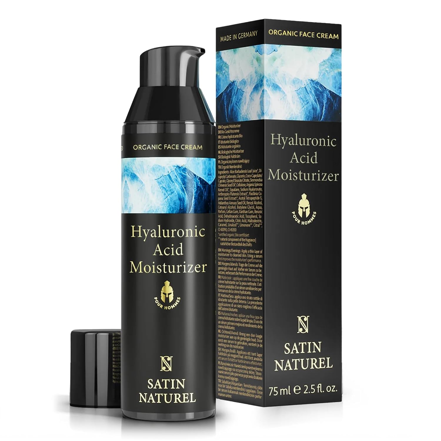 Detalle de Satin Naturel Gesichtscreme 75 ml für Männer