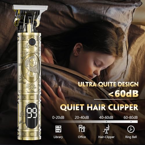 Detalle de Tondeuse Cheveux Solati pour Hommes – T Zéro écart avec écran LED, finition barbier pro