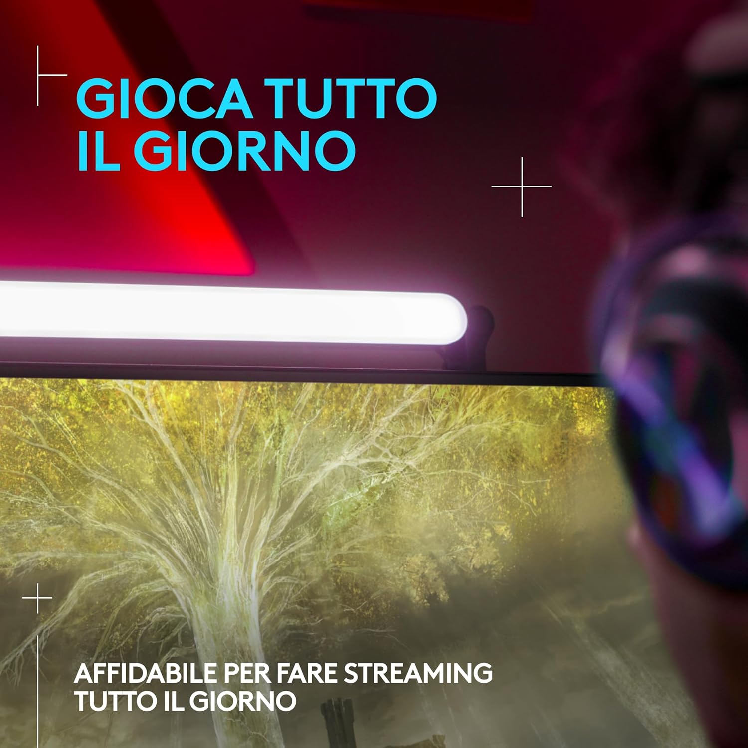 Detalle 2 de Logitech G Litra Beam luce da scrivania 2700–6500 K