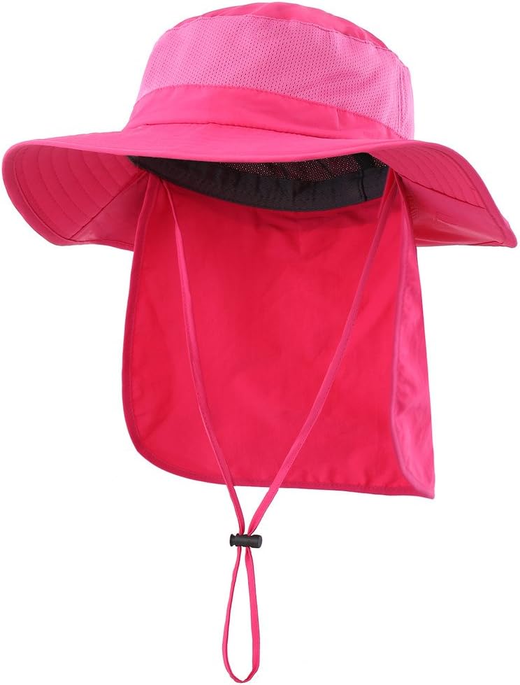 Thumbnail 6 de Decentron Outdoor UPF 50+ Mesh Wide Brim Sun Hat with Neck Flap (Fishing & Hiking)