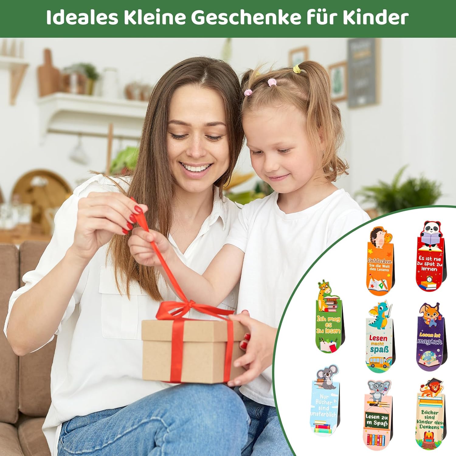 Thumbnail 6 de Magnetische Lesezeichen für Kinder 12er Set