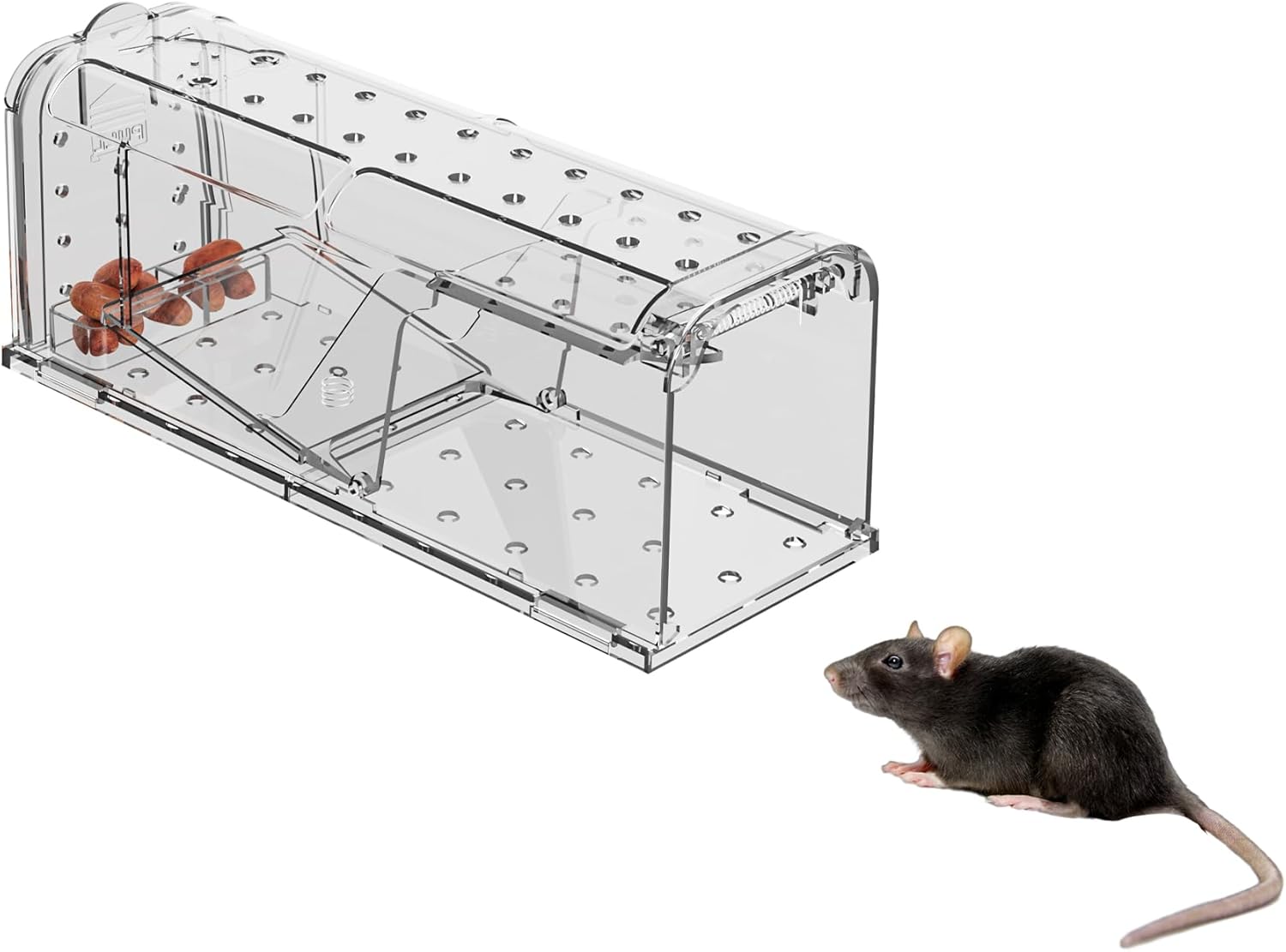 Detalle de HomeRevel humane mouse trap set for live catch