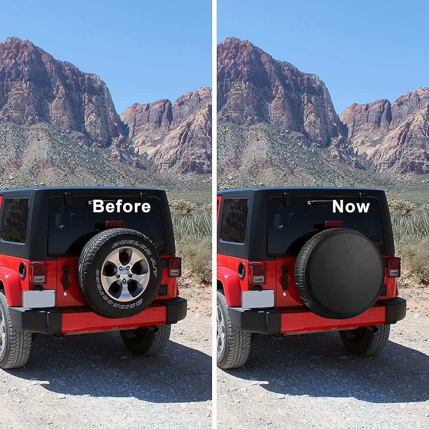 Thumbnail 4 de Moonet PVC Thickening Leather Spare Tire Cover 30"