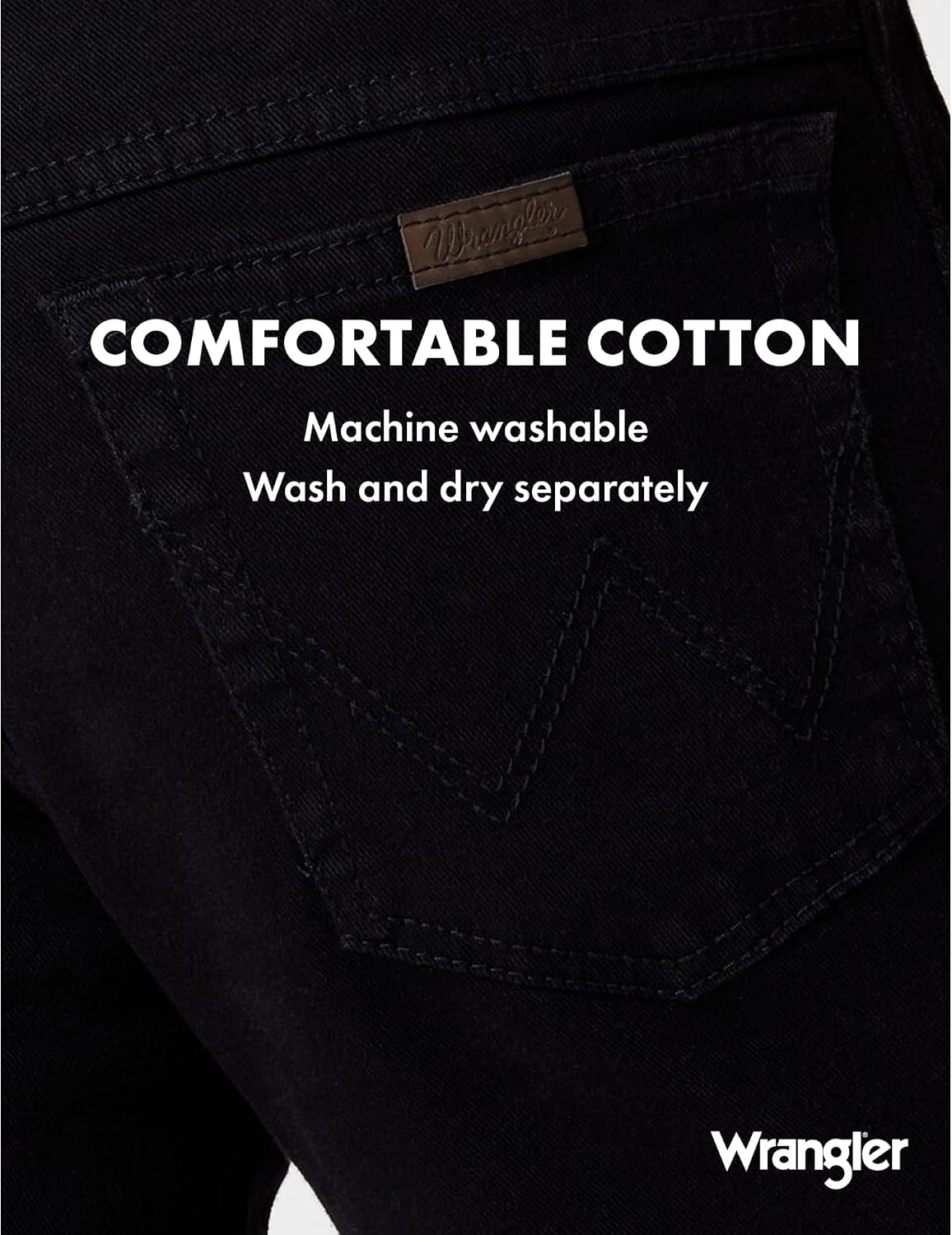 Detalle de Wrangler Men's Durables Regular Fit Jeans