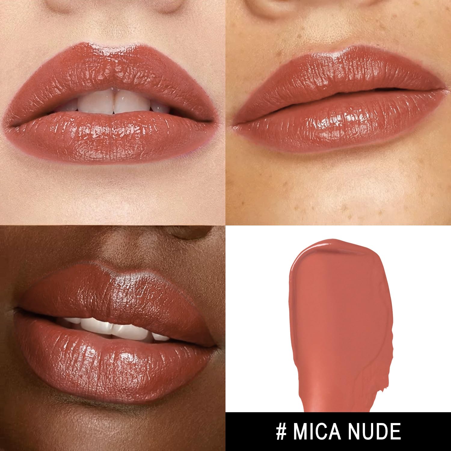 Thumbnail 1 de MAKI YIKA Moisture Nude Lipstick (Hydrating Shine) in Mica Nude, MA055