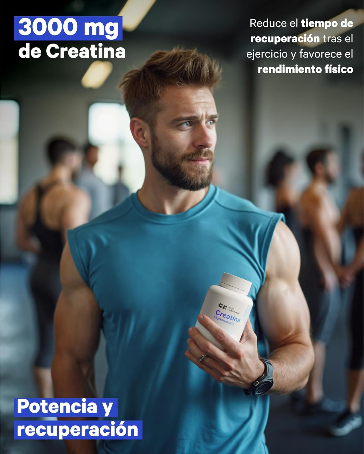 Thumbnail 1 de NUTRIBRAIN Creatina Monohidratada 3000 mg