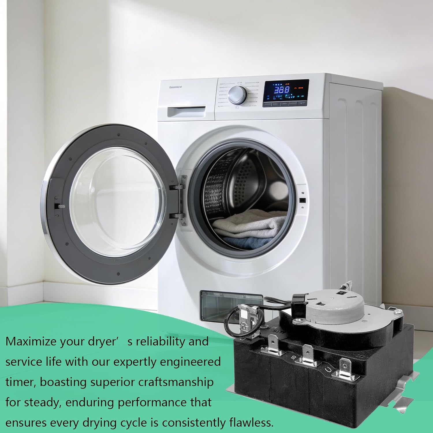 Detalle 1 de RASETSU WE4M527 Dryer Timer Replacement for Select GE, Hotpoint and Kenmore Models