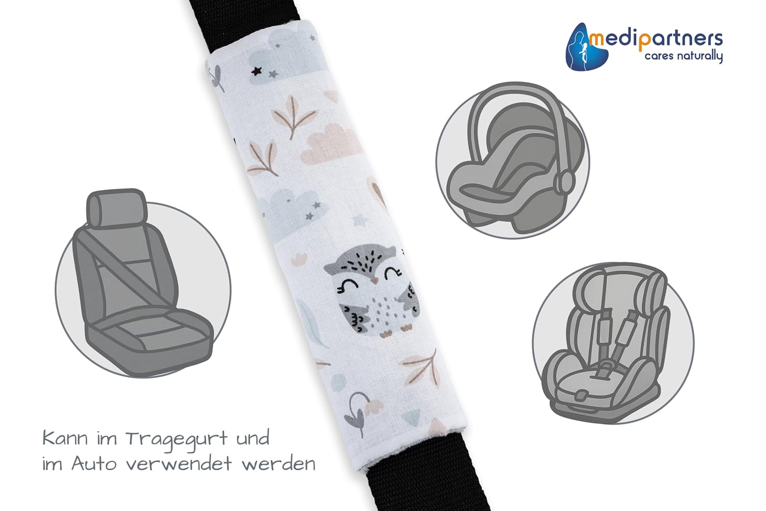 Thumbnail 3 de Medi Partners Gurtpolster Kinder 17x22 cm