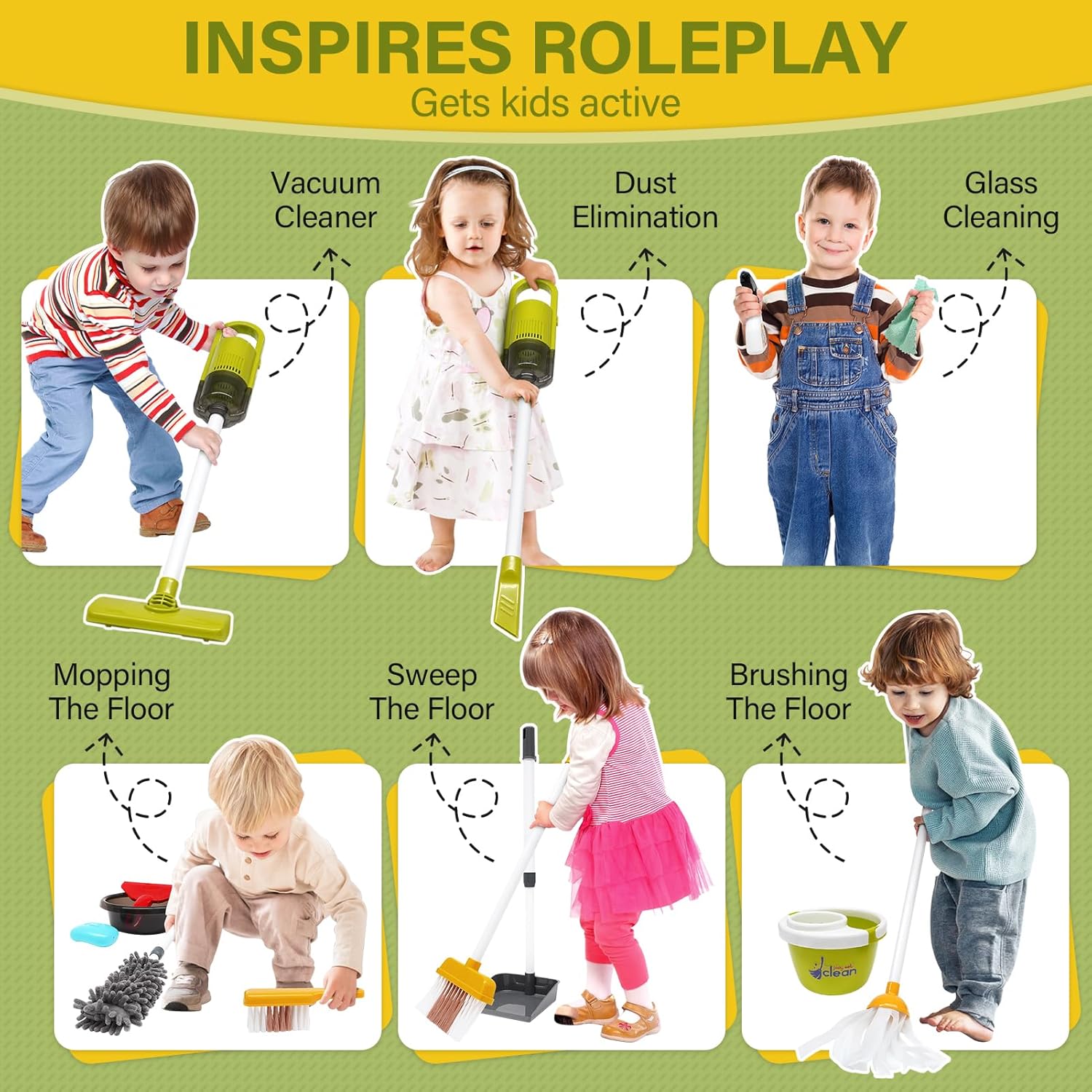 Detalle de Dreamon Toddler Cleaning Set 14Pcs