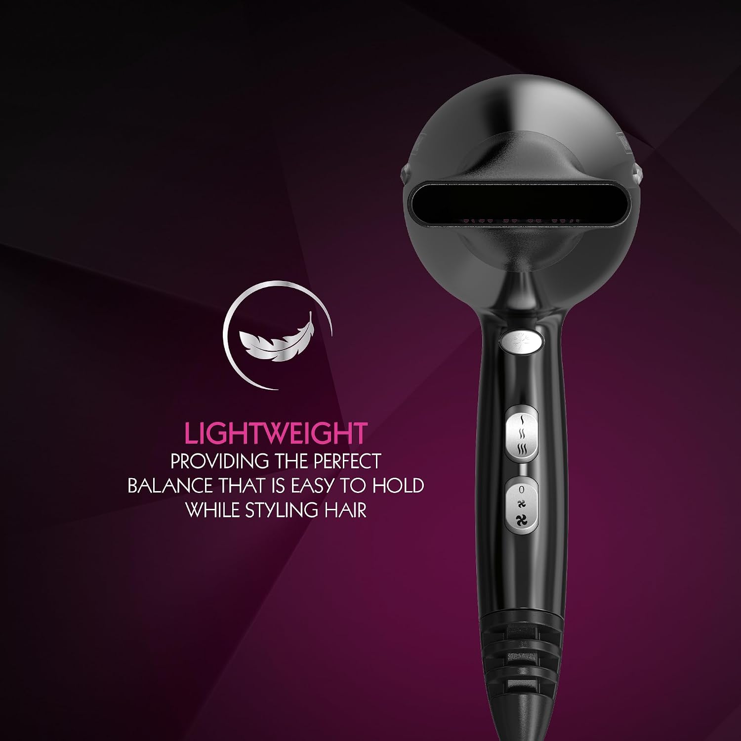 Detalle de Sèche-cheveux WAHL Power Shine avec bouton Cool Shot, 3 températures et 2 vitesses
