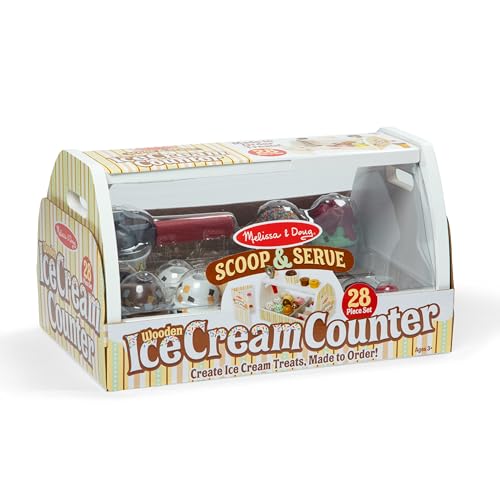 Thumbnail 8 de Melissa & Doug Wooden Scoop & Serve Ice Cream Counter: A Classic Pretend Play Store