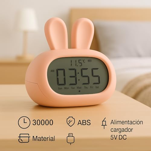 Thumbnail 6 de M Mimotec Réveil Lapin 3000K 🕰