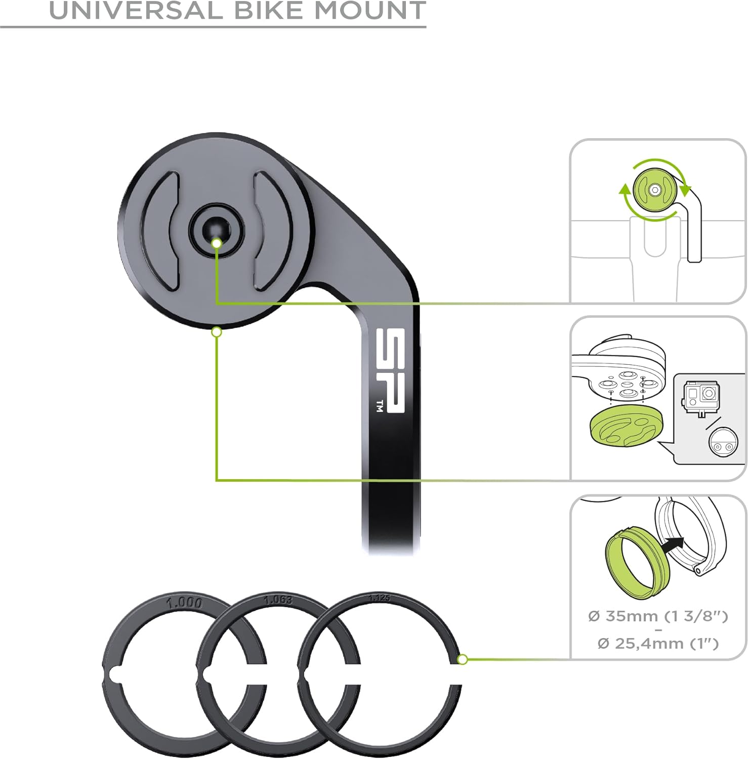 Thumbnail 4 de SP CONNECT Mountain Bike Bundle SPC+ – Fixation rapide et sûre pour VTT (compatible Xiaomi 13)