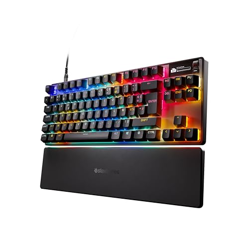SteelSeries Apex Pro TKL Gen 3: Clavier mécanique sans filomatique Aux OmniPoint 3.0 et OLED en FR AZERTY