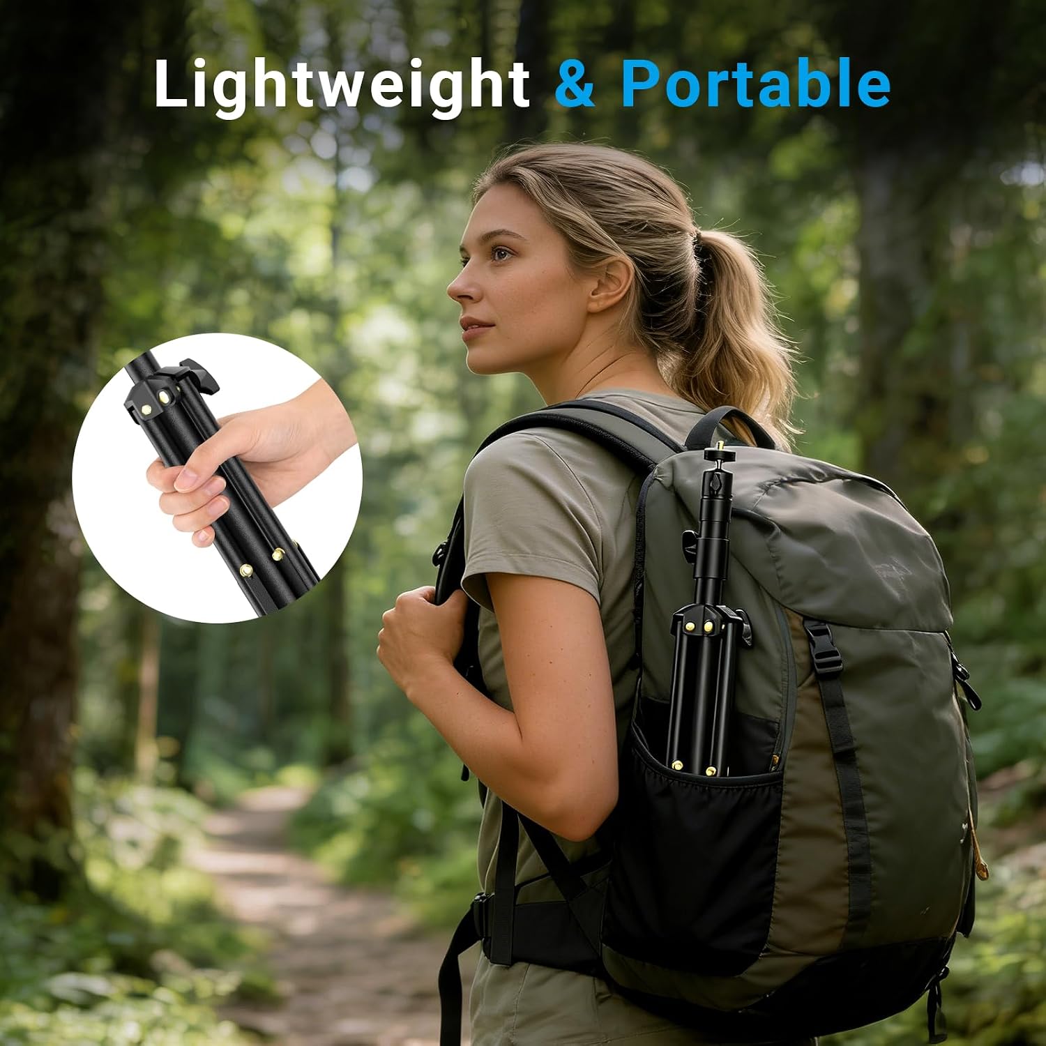 Thumbnail 2 de Starlink Mini Tripod Mount with Adapter: Height-Adjustable, 360° Tilt for Outdoor Starlink Mini Terminals