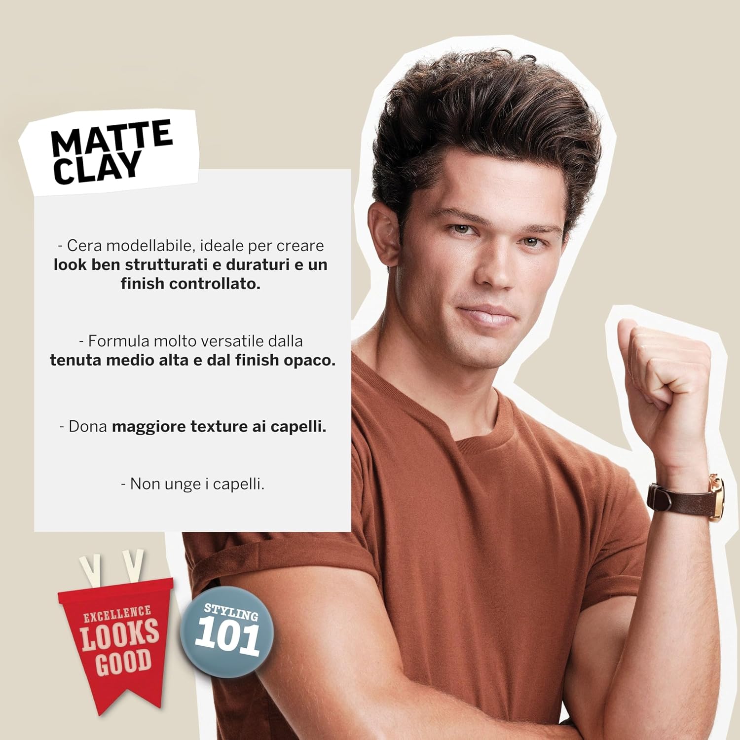 Thumbnail 2 de American Crew Matte Clay 85g