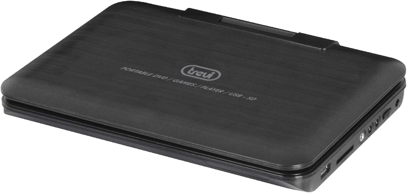 Detalle 2 de Trevi PDX 1409 S2: Lettore DVD Portatile da 9" con Schermo Rotante, USB/SD e Gamepad