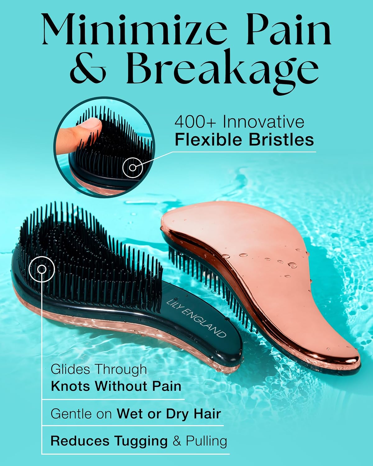 Detalle de Lily England Detangling Brush