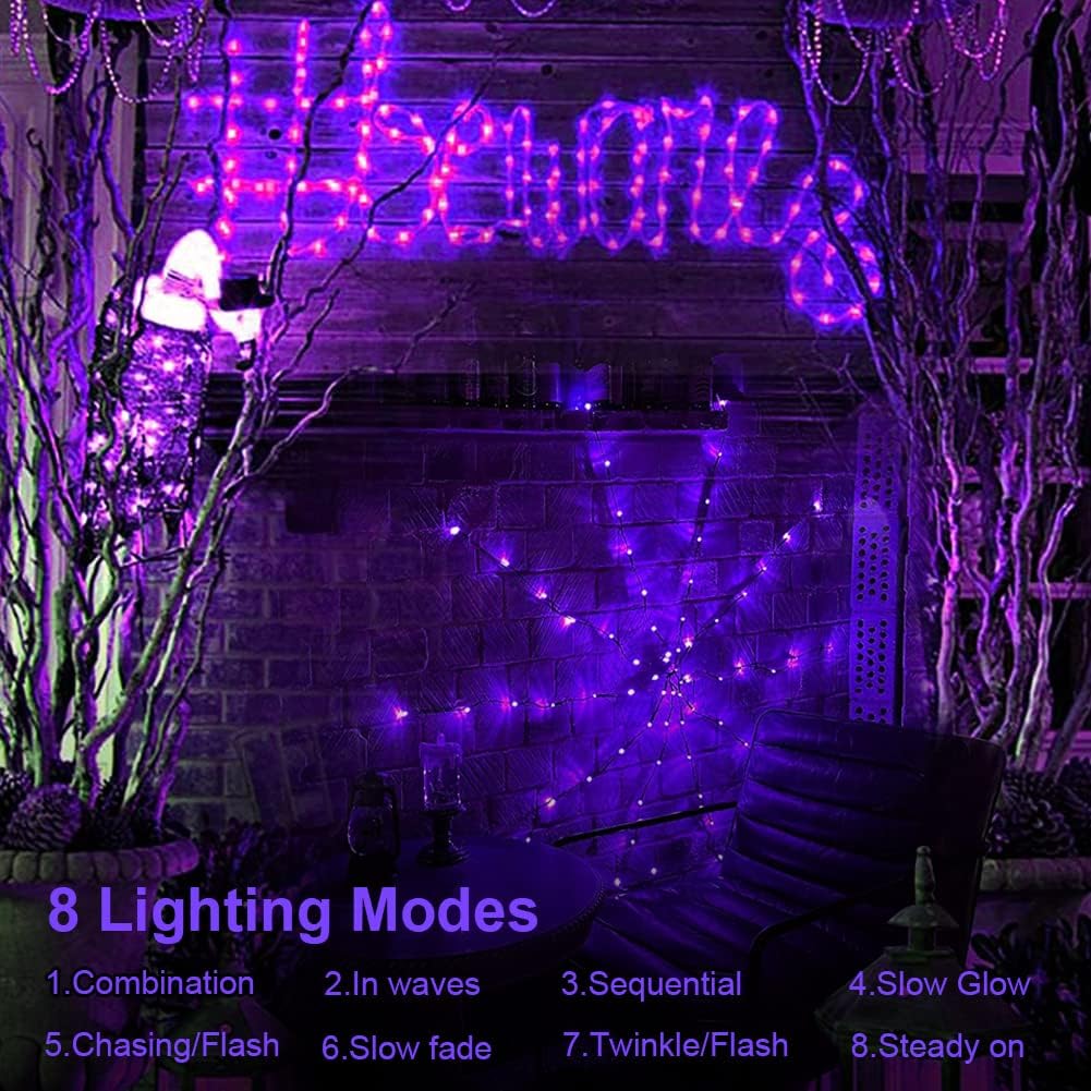 Thumbnail 5 de Spider Web Halloween Lights, 4-Foot Diameter