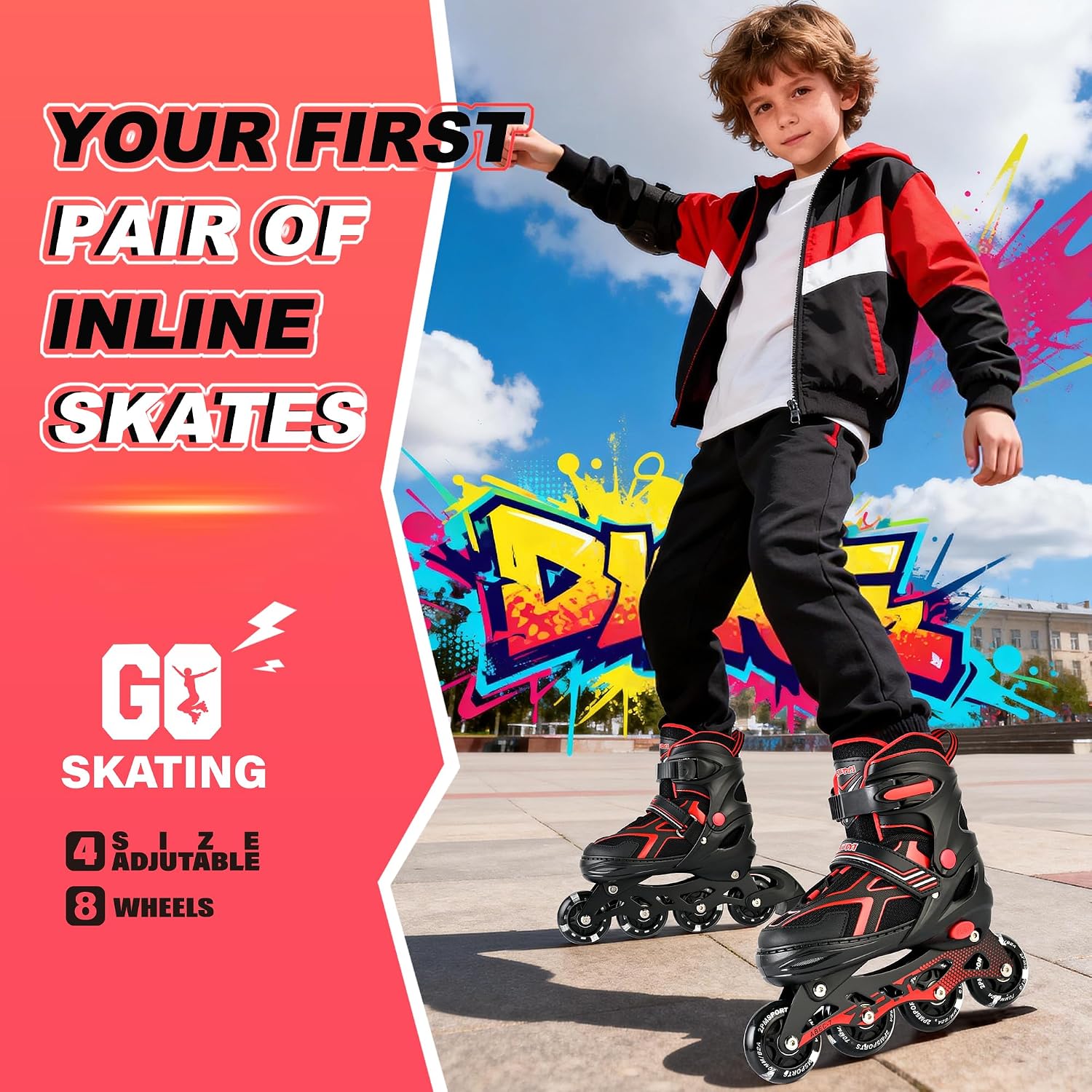 Thumbnail 1 de 2PM SPORTS Adjustable Inline Skates