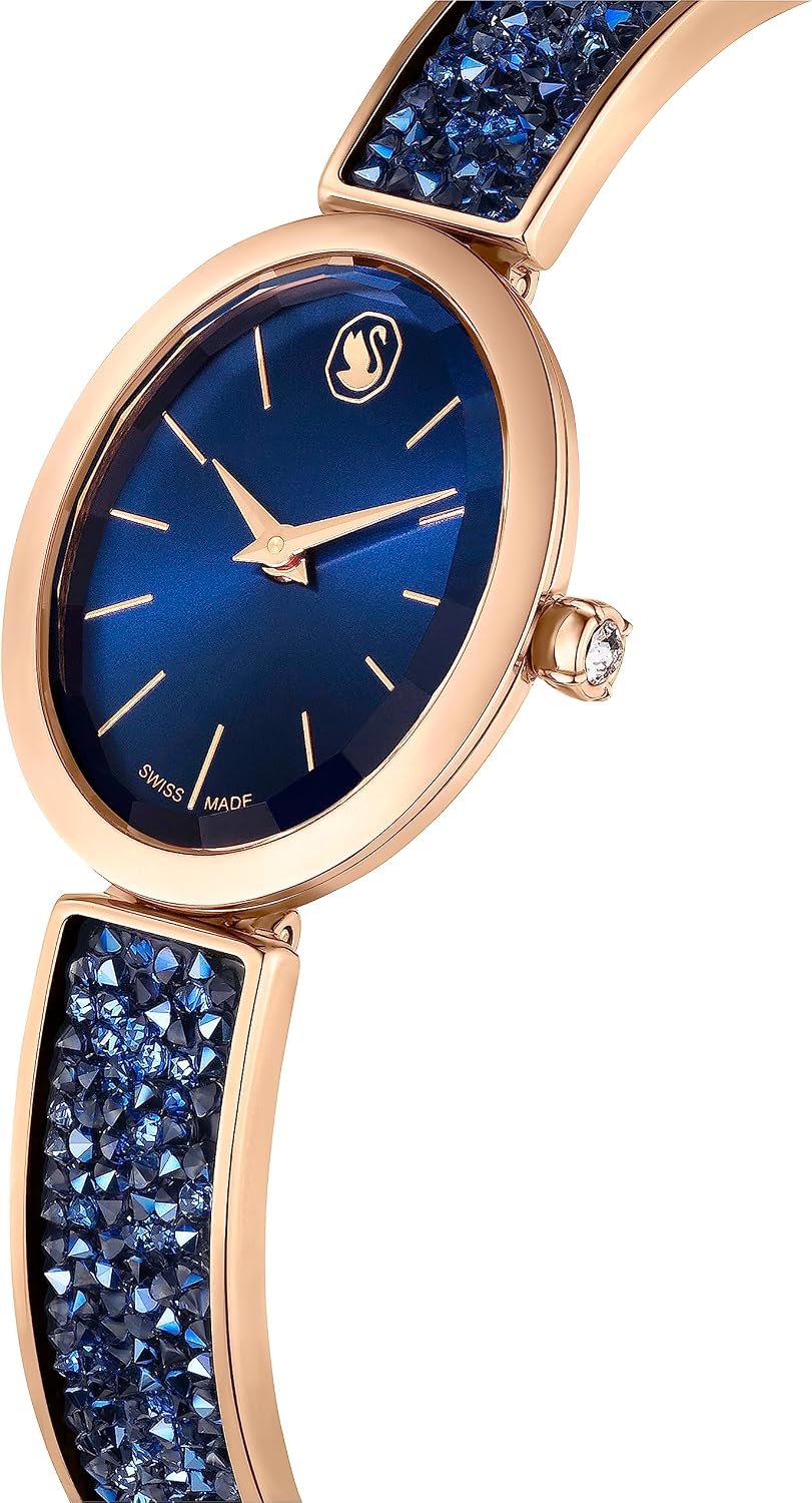 Detalle 2 de Swarovski Oval Watch, Blue Dial